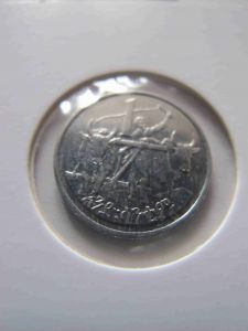Эфиопия 1 цент 1977 v1