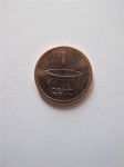 Монета Фиджи 1 цент 2001