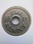 Монета Фиджи 1 пенни 1935
