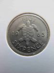 Монета Фиджи 6 пенсов 1965