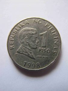 Филиппины 1 песо 1998