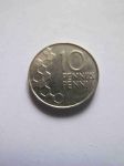 Монета Финляндия 10 пенни 1991