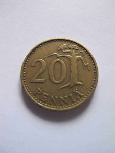 Финляндия 20 пенни 1965