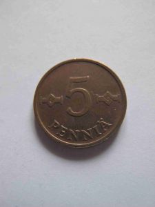 Финляндия 5 пенни 1963