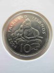 Монета Фолклендские острова 10 пенсов 2004