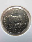 Монета Фолклендские острова 20 пенсов 2004