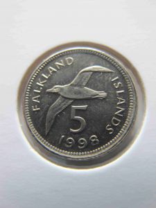 Фолклендские острова 5 пенсов 1998