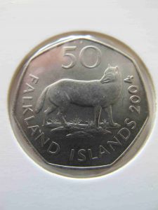 Фолклендские острова 50 пенсов 2004