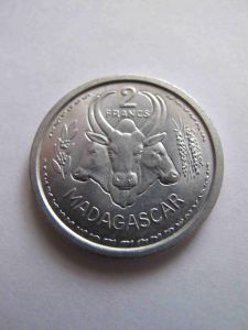 Мадагаскар 2 франка 1948