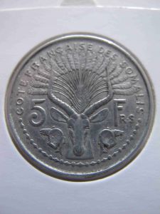 Французское Сомали 5 франков 1948