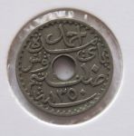 Монета Французский Тунис 10 сантимов 1931 XF- 