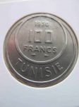 Монета Французский Тунис 100 франков 1950