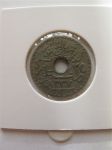 Монета Французский Тунис 25 сантимов 1919