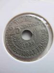 Монета Французский Тунис 25 сантимов 1938
