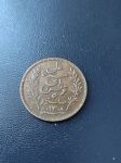 Монета Французский Тунис 5 сантимов 1891