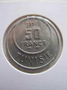 Французский Тунис 50 франков 1950