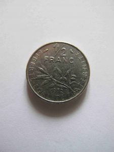 Франция 1/2 франка 1972