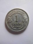 Монета Франция 1 франк 1944 km#885a.1