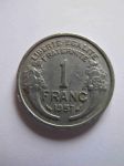 Монета Франция 1 франк 1957