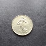 Монета Франция 1 франк 1961
