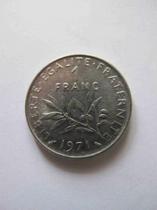 Франция 1 франк 1971