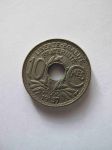 Монета Франция 10 сантимов 1937