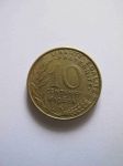 Монета Франция 10 сантимов 1968