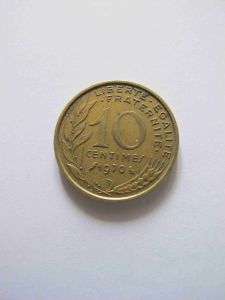 Франция 10 сантимов 1970