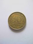 Монета Франция 10 сантимов 1970
