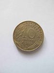 Монета Франция 10 сантимов 1973
