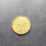 Монета Франция 10 сантимов 1976