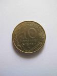 Монета Франция 10 сантимов 1978