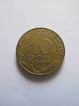 Монета Франция 10 сантимов 1985
