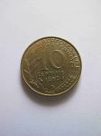 Монета Франция 10 сантимов 1989