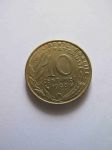 Монета Франция 10 сантимов 1990