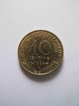 Монета Франция 10 сантимов 1994