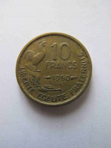 Франция 10 франков 1950 B
