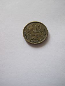 Франция 10 франков 1952 В