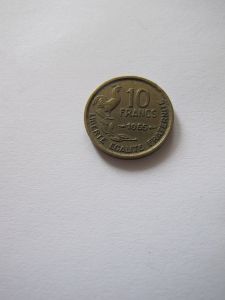 Франция 10 франков 1955