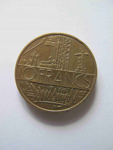 Франция 10 франков 1980