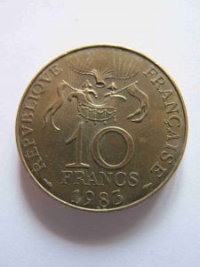 Франция 10 франков 1983