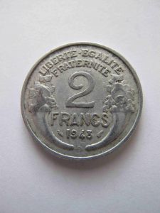 Франция 2 франка 1948B