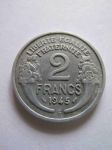 Монета Франция 2 франка 1945 C