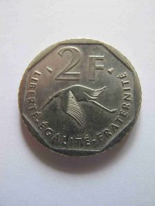 Франция 2 франка 1997