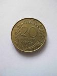 Монета Франция 20 сантимов 1962