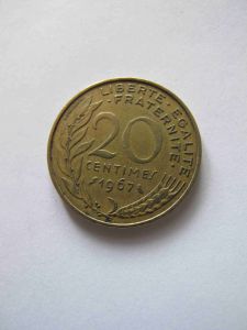 Франция 20 сантимов 1967