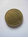 Монета Франция 20 сантимов 1969