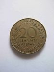 Монета Франция 20 сантимов 1974