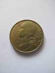 Монета Франция 20 сантимов 1975