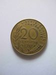Монета Франция 20 сантимов 1977